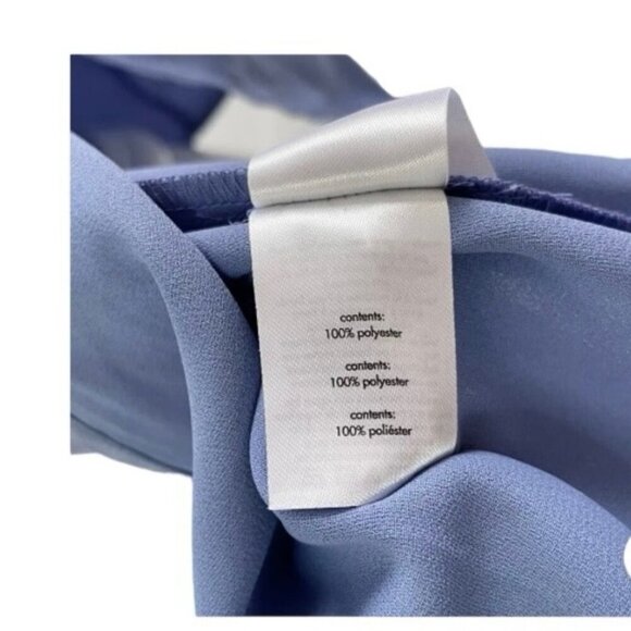 WeWoreWhat Womens Satin Cowl Midi Dress Slate Blue Size 00 - Picture 7 of 7